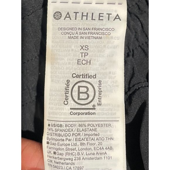 Athleta Womens Black Elastic Waist Performance Shorts XS - Picture 14 of 16